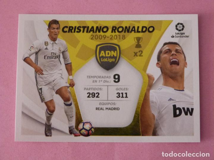 Cromos de f&uacute;tbol: CROMO DE FUTBOL CRISTIANO RONALDO REAL MADRID CF ADN SIN PEGAR N&ordm; 6 LIGA ESTE 2021-2022/21-22 PANINI