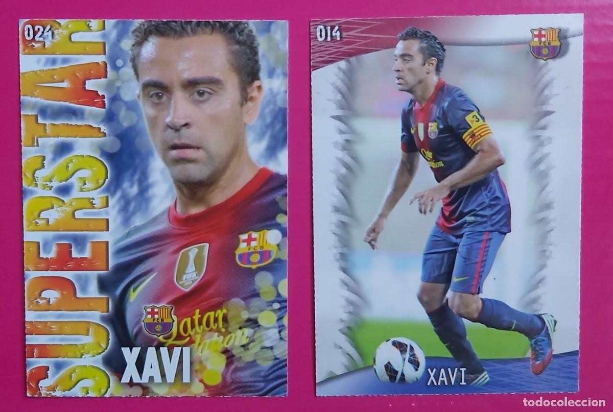 Football Stickers: Lote cromos Xavi Mundicromo Fichas 2014