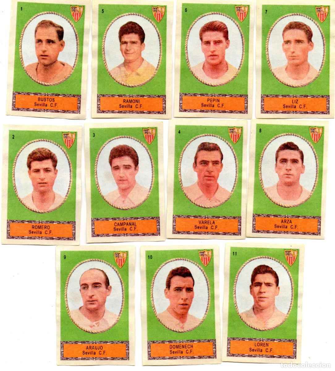 Cromos de f&uacute;tbol: SEVILLA 1955 DE CHOCOLATES MEIVEL - Foto 1