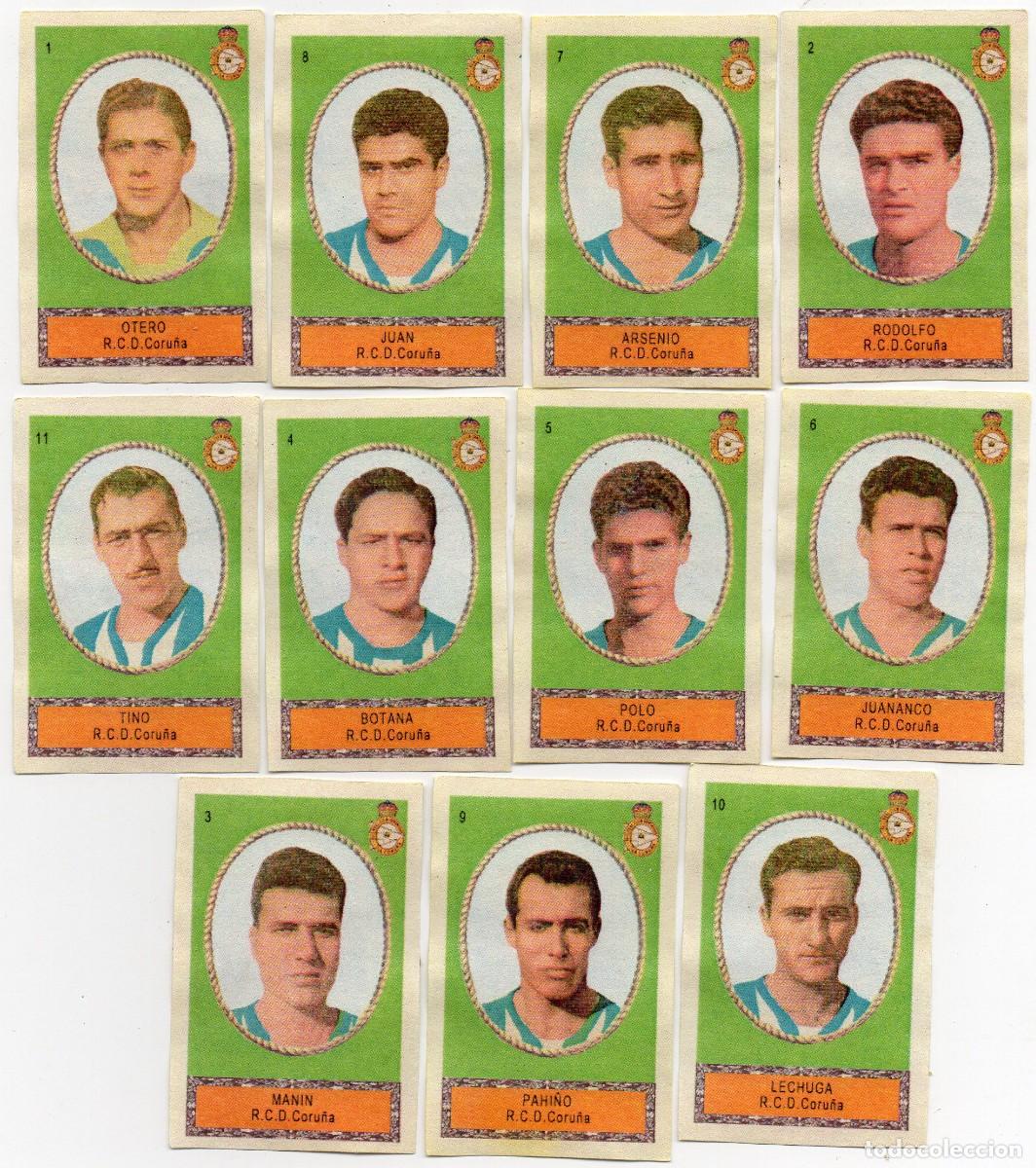 Cromos de Futebol: CORU&Ntilde;A,1955 DE CHOCOLATES MEIVEL