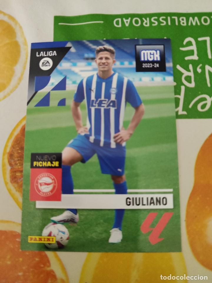 Fu&szlig;ball-Sticker: 472 GIULIANO SIMEONE ALAV&Eacute;S NUEVO FICHAJE SEGUNDA 2&ordf; EDICI&Oacute;N MEGACRACKS 2023 2024 23 24 MEGA CRACKS