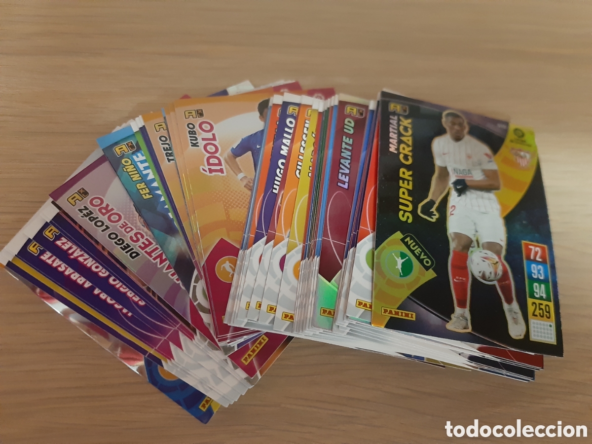 Cromos de f&uacute;tbol: 58 CARDS ADRENALYN LIGA 2021 2022 #
