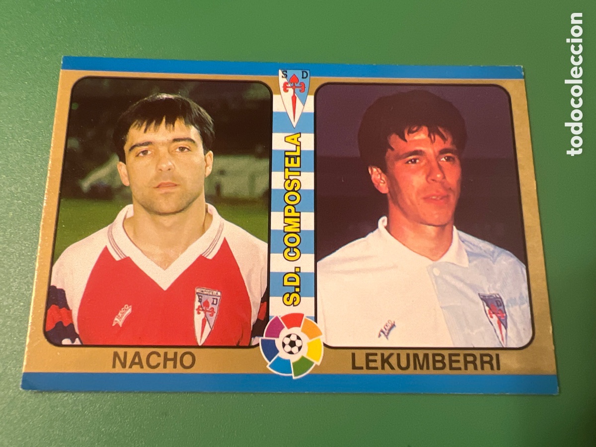Cromos de Futebol: C4641. NACHO LEKUMBERRI175 S.D.COMPOSTELA MUNDICROMO FUTBOL TOTAL 94 95 1994 1995