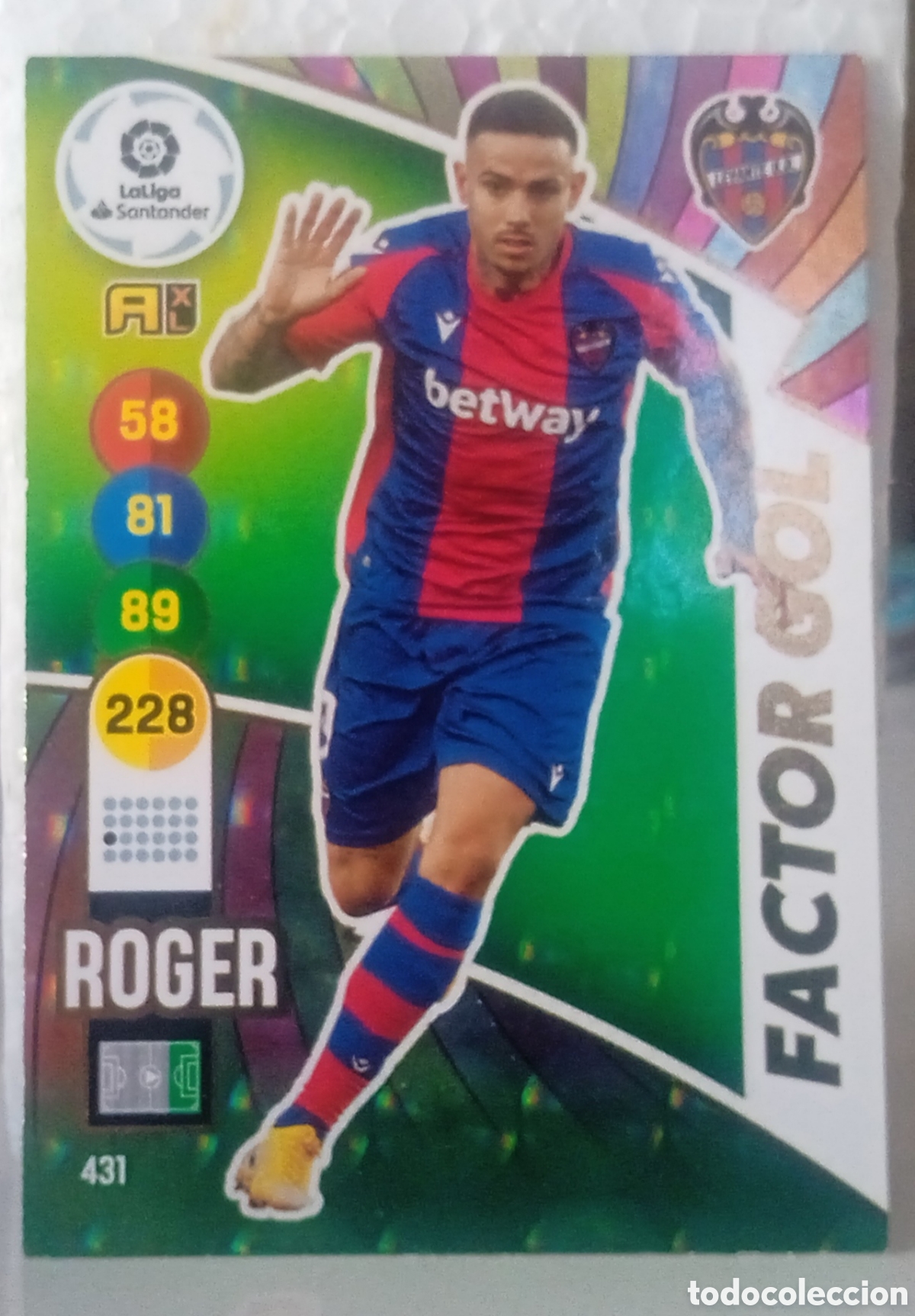Cromos de f&uacute;tbol: 431 ROGER - Foto 1