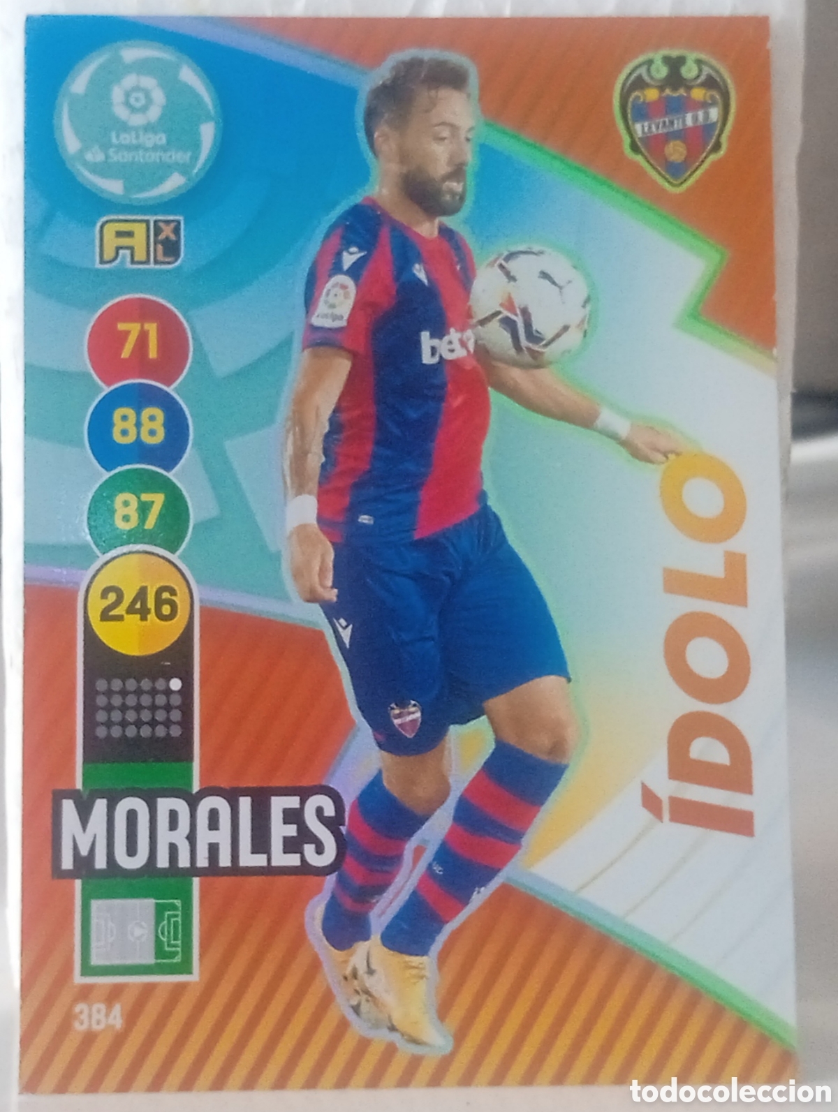 Cromos de f&uacute;tbol: 384 MORALES - Foto 1