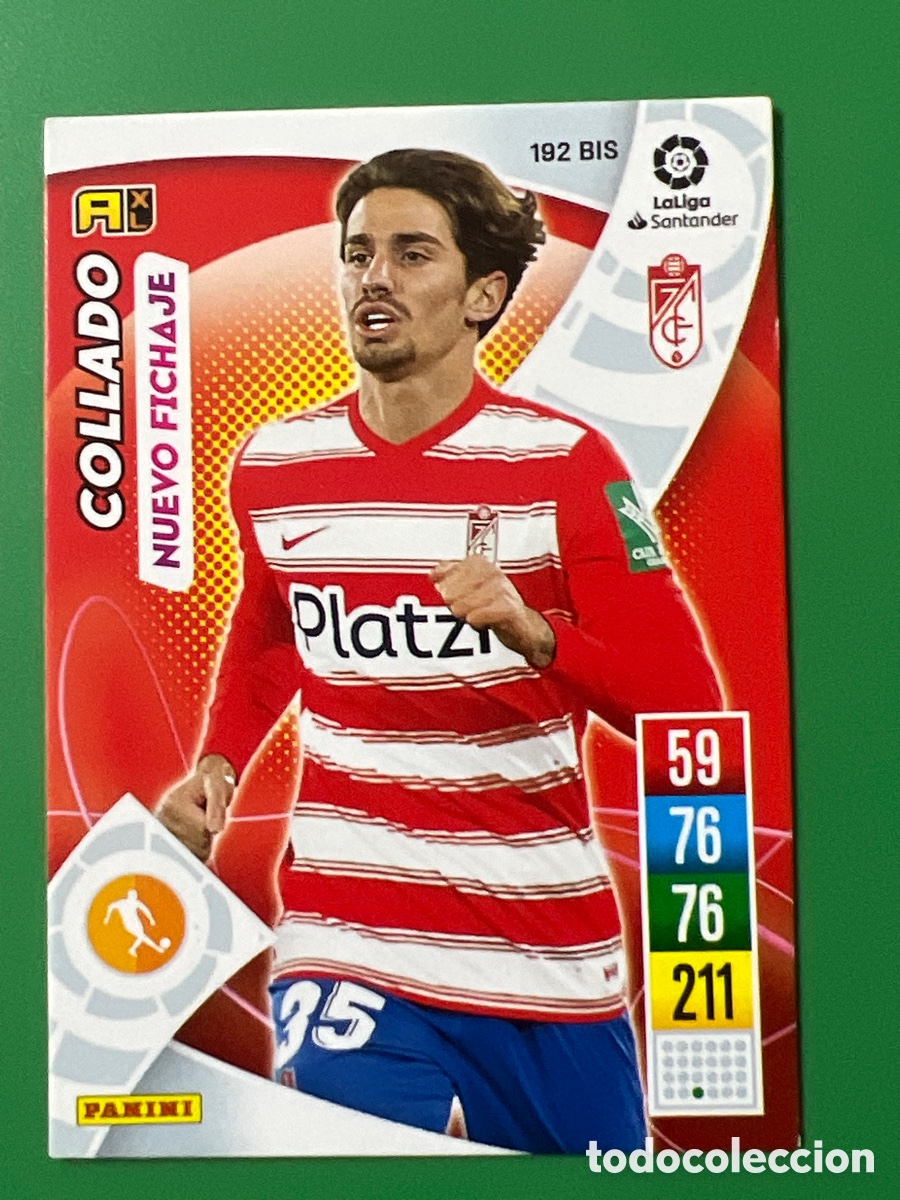 Cromos de Futebol: C4754. N&deg;192 Bis Collado Adrenalvn XL 21/22 Panini 2021/2022