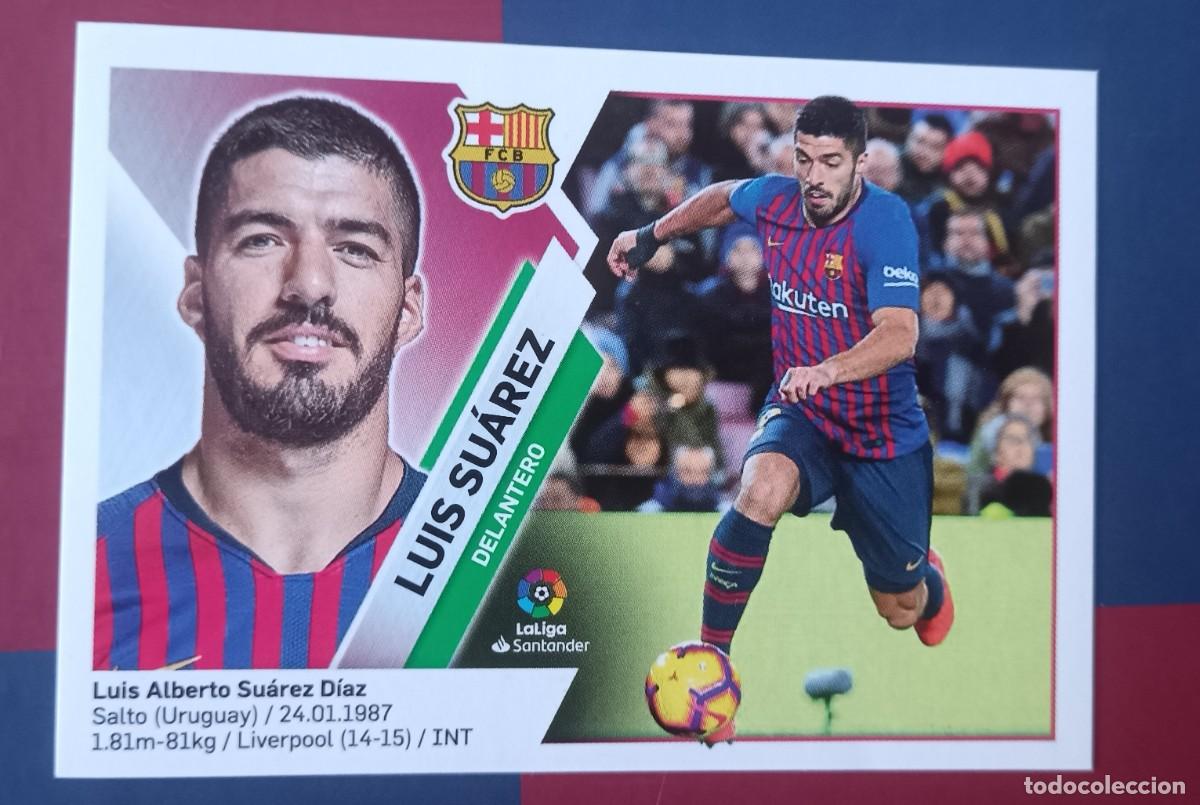 Cromos de f&uacute;tbol: 15 LUIS SUAREZ BARCELONA 2019 2020 LIGA EDICIONES ESTE 19 20 PANINI