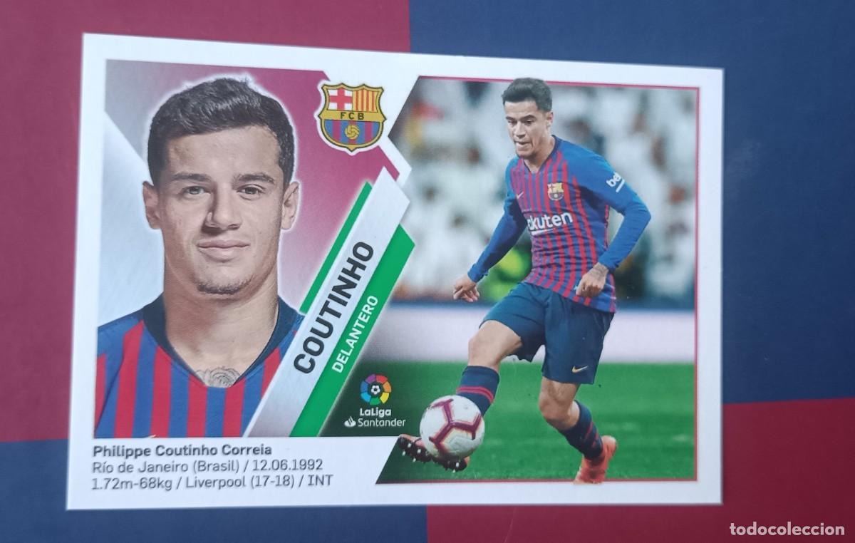 Cromos de f&uacute;tbol: 13 COUTINHO BARCELONA 2019 2020 LIGA EDICIONES ESTE 19 20 PANINI