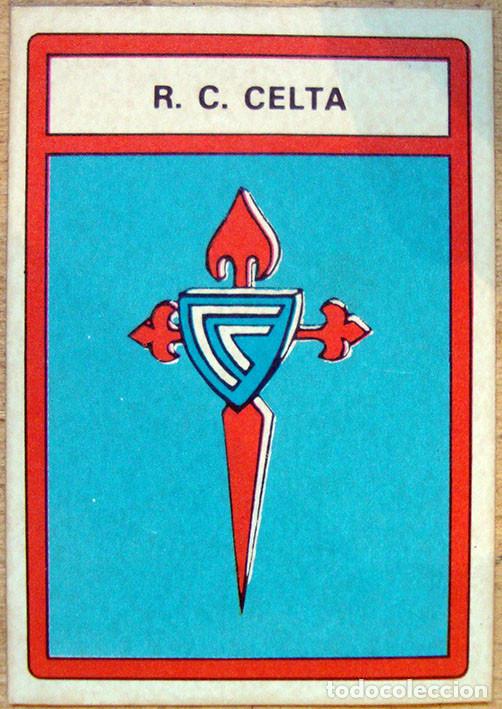 Fu&szlig;ball-Sticker: CROMO ALBUM FUTBOL 76/77 DE VULCANO N&ordm; 87 (NUEVO) ESCUDO CELTA DE VIGO