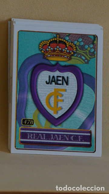 Fu&szlig;ball-Sticker: REAL JAEN C. F.,LA FICHAS DE LA LIGA, ESTADIO DE LA VICTORIA 478,MUNDICROMO SPORT 2000/2001, 00 / 01
