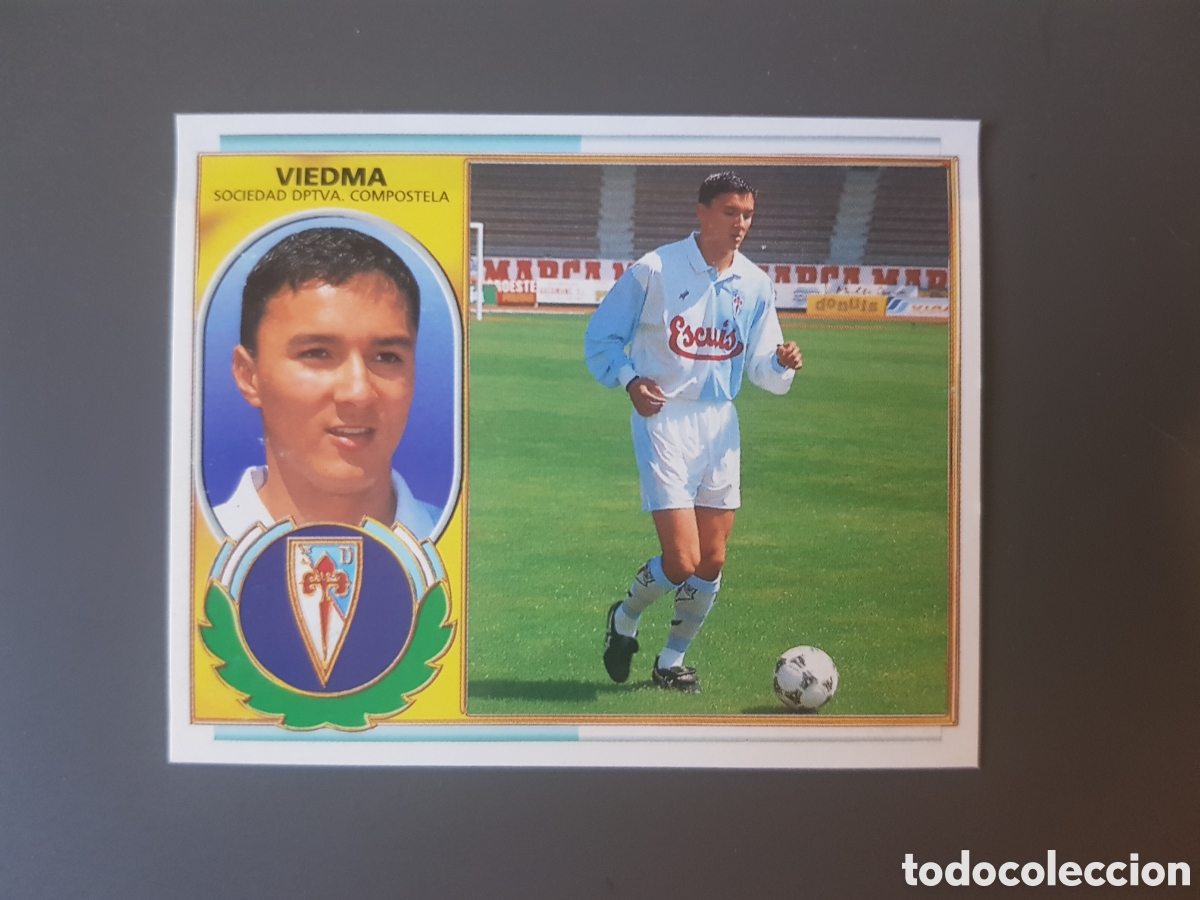 Cromos de f&uacute;tbol: VIEDMA Coloca (ventanilla) Compostela Ediciones Este Liga 96 97 - Foto 1