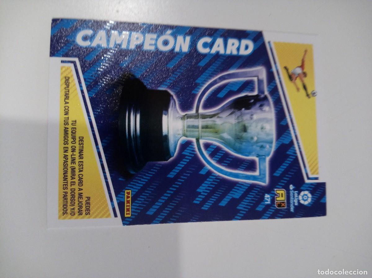 Cromos de Futebol: R-44N PANINI ADRENALYN XL 2022 2023 22 23 FUTBOL CAMPEON CARD