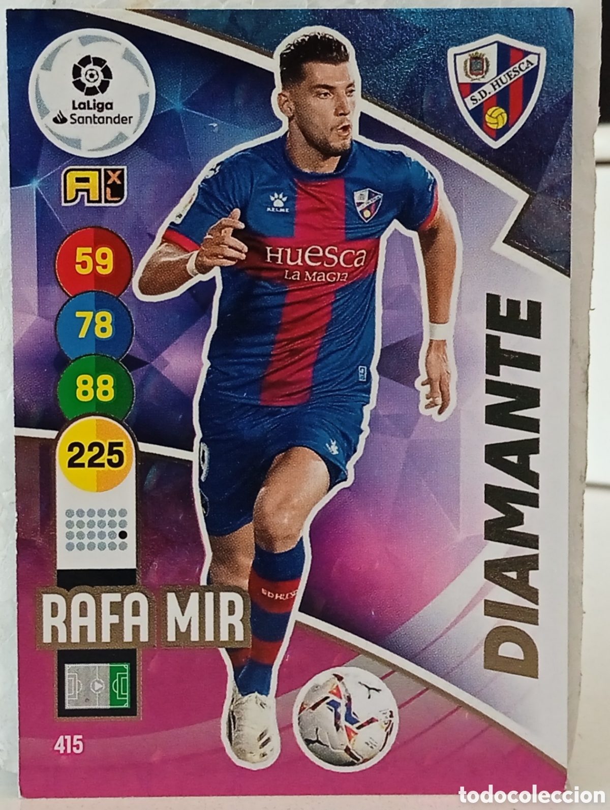 Cromos de F&uacute;tbol: ADRENALYN 20/21- RAFA MIR(HUESCA)N&deg;415