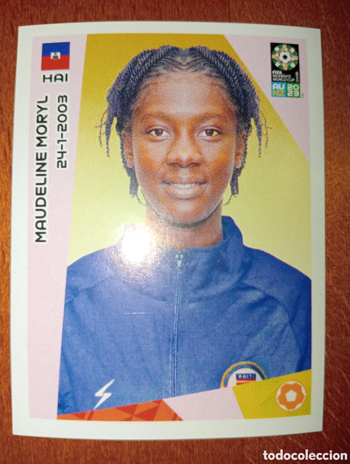 Fu&szlig;ball-Sticker: Maudeline Moryl n&deg;236 Fifa Women's World Cup 2023 Hait&iacute;
