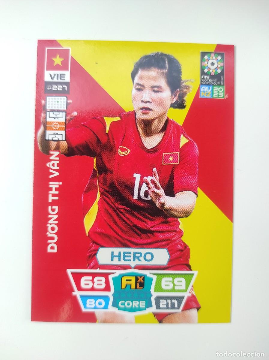 Cromos de F&uacute;tbol: ~ CROMO CARD THI VAN VIETNAM 227 MUNDIAL ADRENALYN AU NZ FEMENINO 2023 WOMEN'S WORLD ALBUM PANINI ~