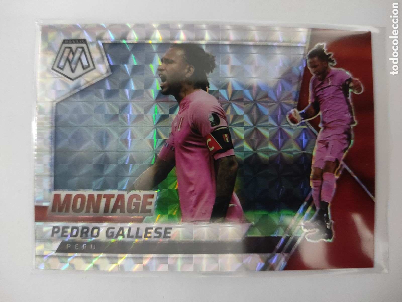 Fu&szlig;ball-Sticker: Pedro Gallese Peru MONTAGE Mosaic Qatar 2022 # 3