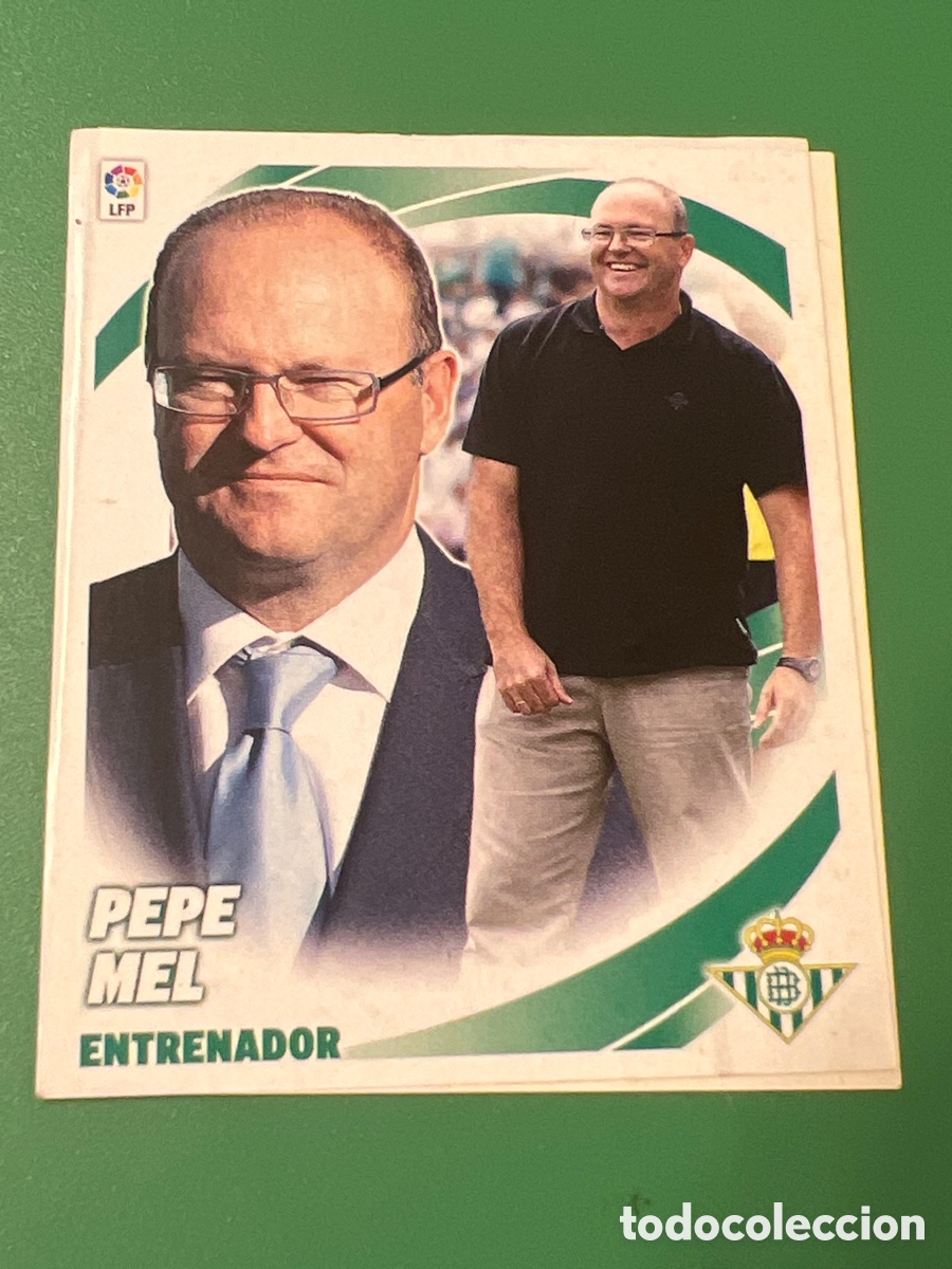 Fu&szlig;ball-Sticker: C5218. CROMO LIGA 2012 2013 12 13 COLECCIONES ESTE PANINI ENTRENADOR PEPE MEL-BETIS NUNCA PEGADO