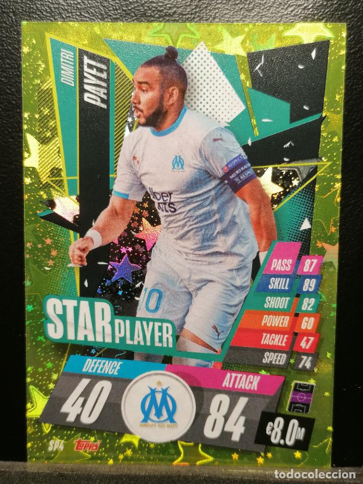 Cromos de f&uacute;tbol: SP3 PAYET MARSEILLE STAR PLAYER MATCH ATTAX 2020 2021 20 21