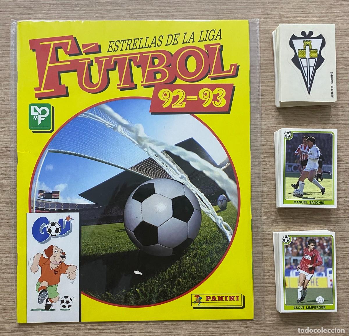 Football Stickers: COLECCION COMPLETA ESTRELLAS DE LA LIGA CROMOS NUEVOS DE SOBRE TEMPORADA 1992 1993 92 93 PANINI