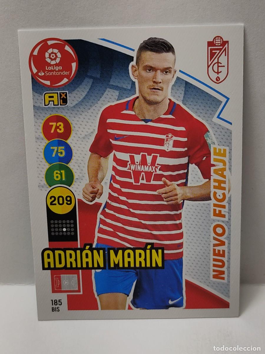 Cromos de Futebol: Cromo ADRENALYN 2020 2021 20/21 PANINI - NUEVO FICHAJE - ADRI&Aacute;N MAR&Iacute;N 185 BIS GRANADA