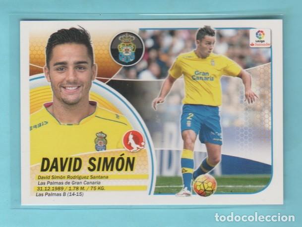 Cromos de f&uacute;tbol: EDICIONES ESTE 2016 2017 UD LAS PALMAS 3 DAVID SIMON 16-17 - Foto 1