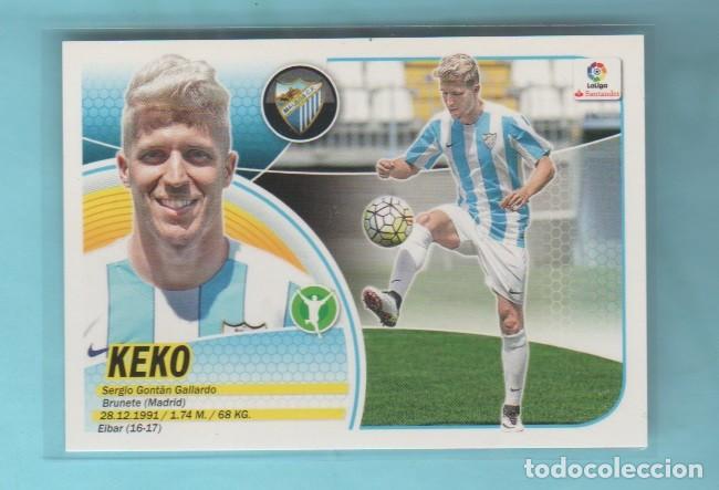 Cromos de f&uacute;tbol: EDICIONES ESTE 2016 2017 MALAGA CF 13 KEKO 16-17 - Foto 1