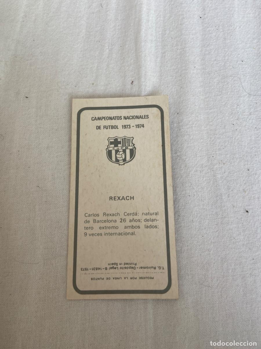 Cromos de f&uacute;tbol: Rexach nuevo - Foto 2