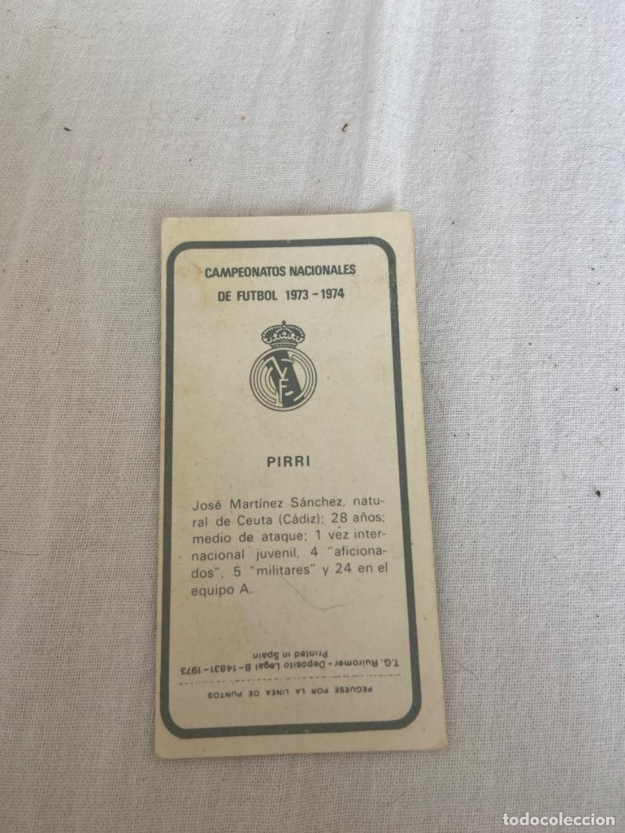 Cromos de f&uacute;tbol: Pirri nuevo - Foto 2