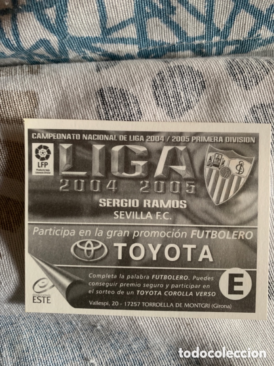Cromos de f&uacute;tbol: Sergio Ramos primer cromo - Foto 2