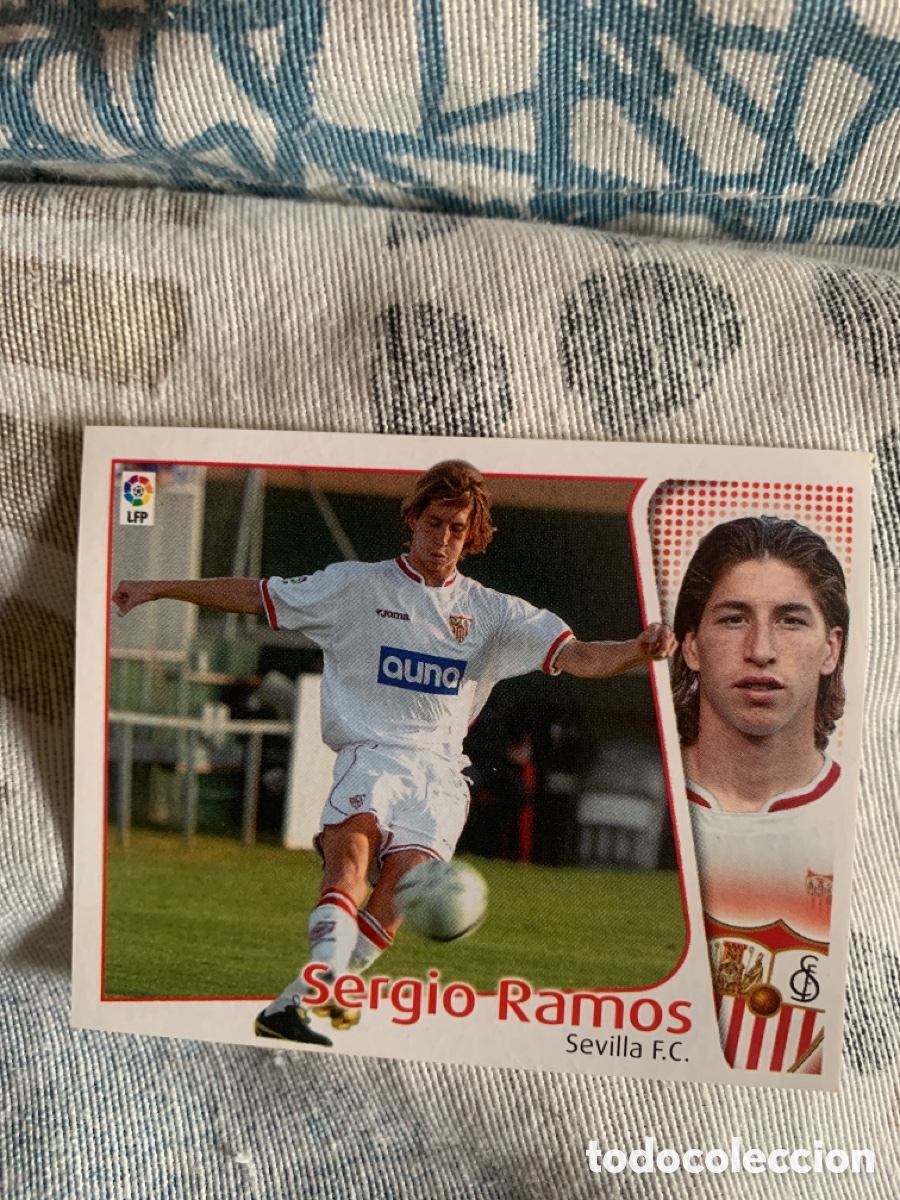 Cromos de f&uacute;tbol: Sergio Ramos primer cromo - Foto 1