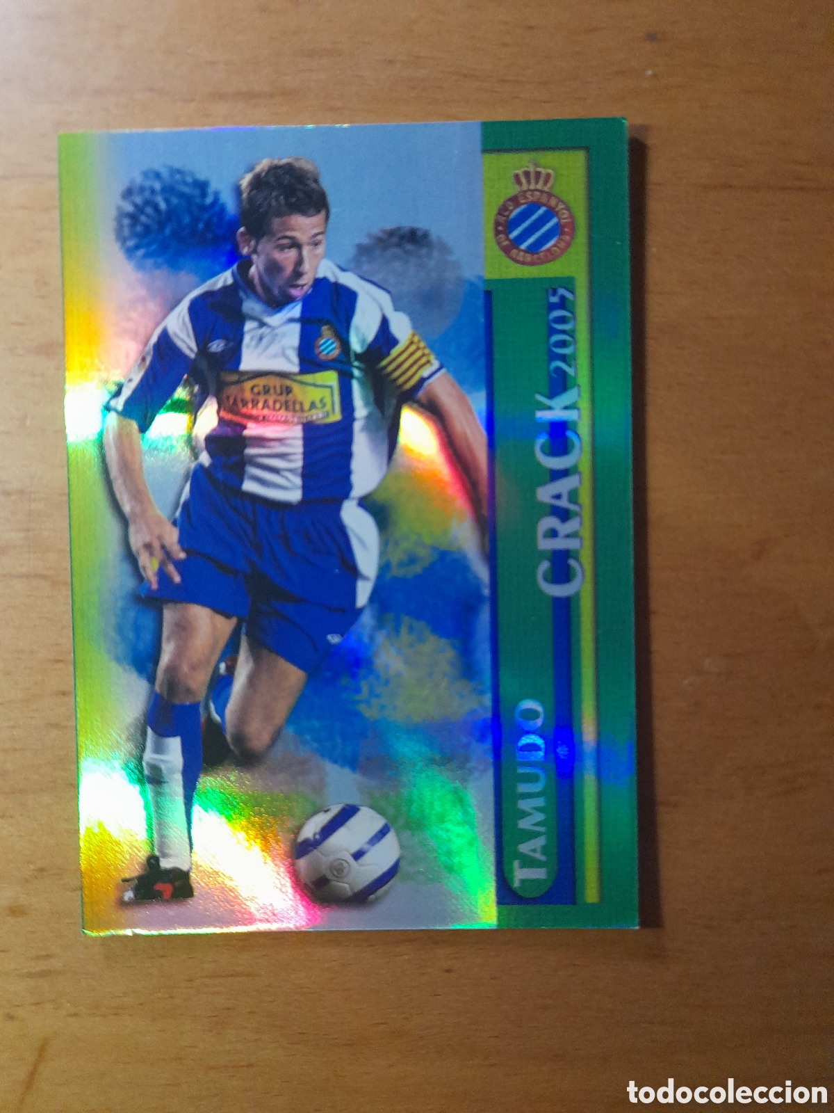 Cromos de f&uacute;tbol: N&deg;133 Tamudo Liso Mundicromo Liga 2005/2006