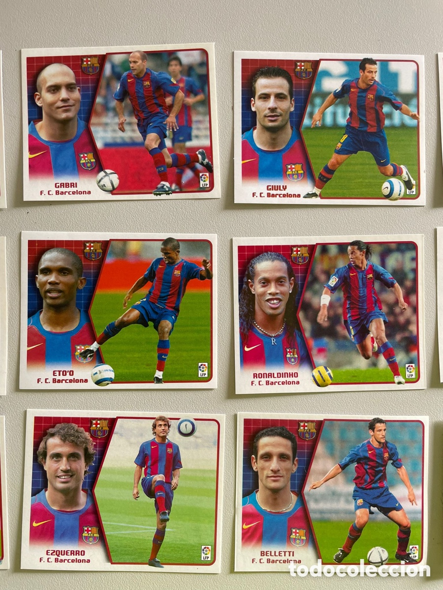 Cromos de f&uacute;tbol: Cromos Barcelona, 2005 2006 - Foto 2