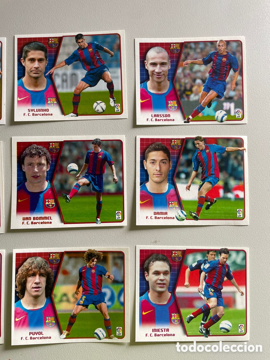 Cromos de f&uacute;tbol: Cromos Barcelona, 2005 2006 - Foto 3