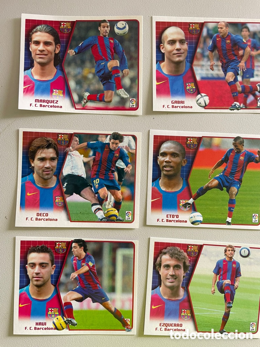 Cromos de f&uacute;tbol: Cromos Barcelona, 2005 2006 - Foto 4