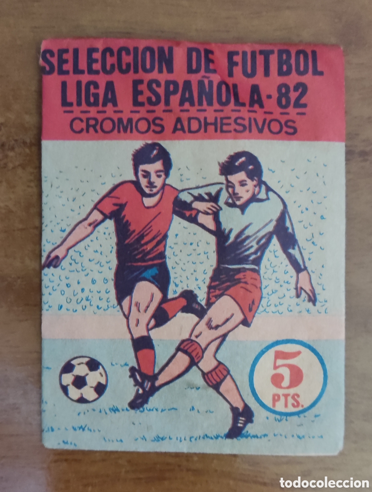 Fu&szlig;ball-Sticker: Sobre de cromos sin abrir SELECCION DE FUTBOL LIGA ESPA&Ntilde;OLA 82 (Mateo Mirete)