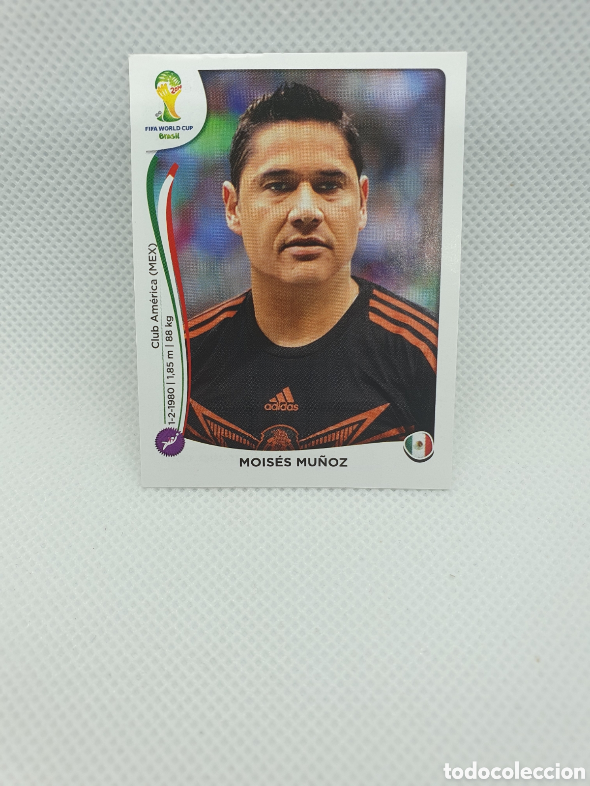 Fu&szlig;ball-Sticker: CROMO DE FUTBOL #88 MOISES MU&Ntilde;OZ MEXICO MUNDIAL DE FUTBOL BRASIL 2014 STICKER PANINI ESTAMPAS ALBUM