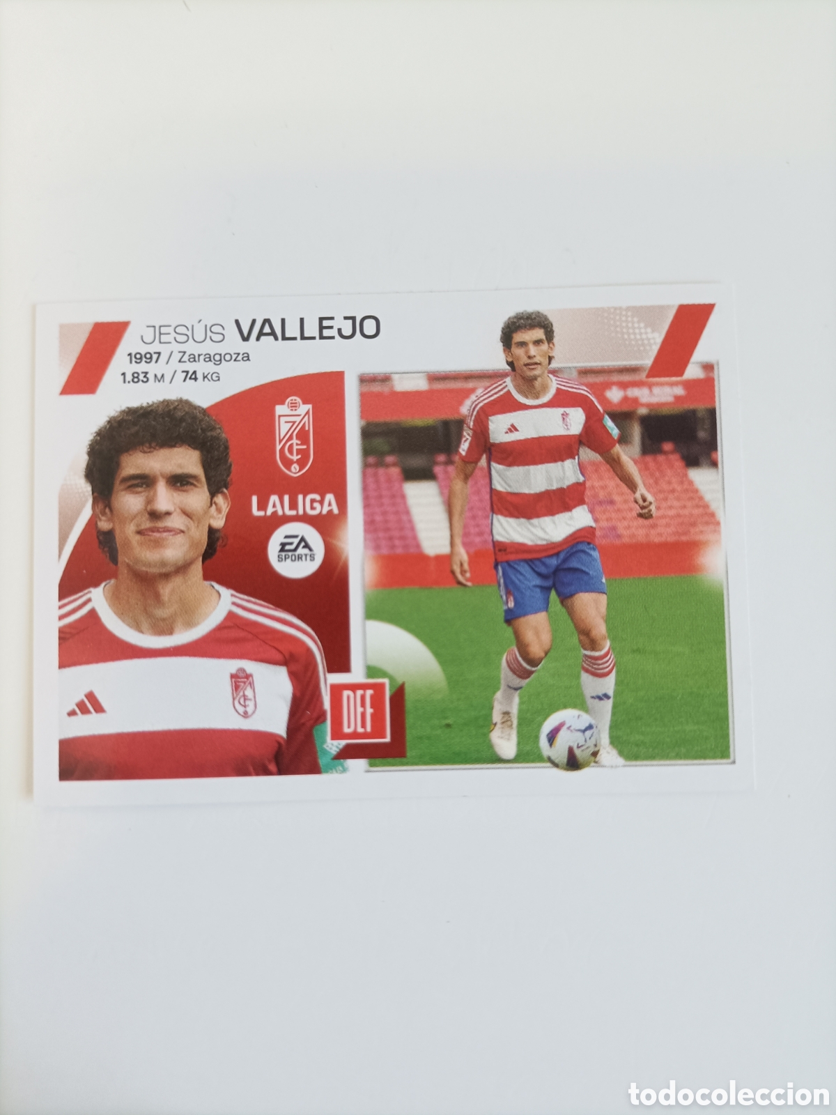 Cromos de f&uacute;tbol: Vallejo 9 Granada Liga Este 23/24 - Foto 1