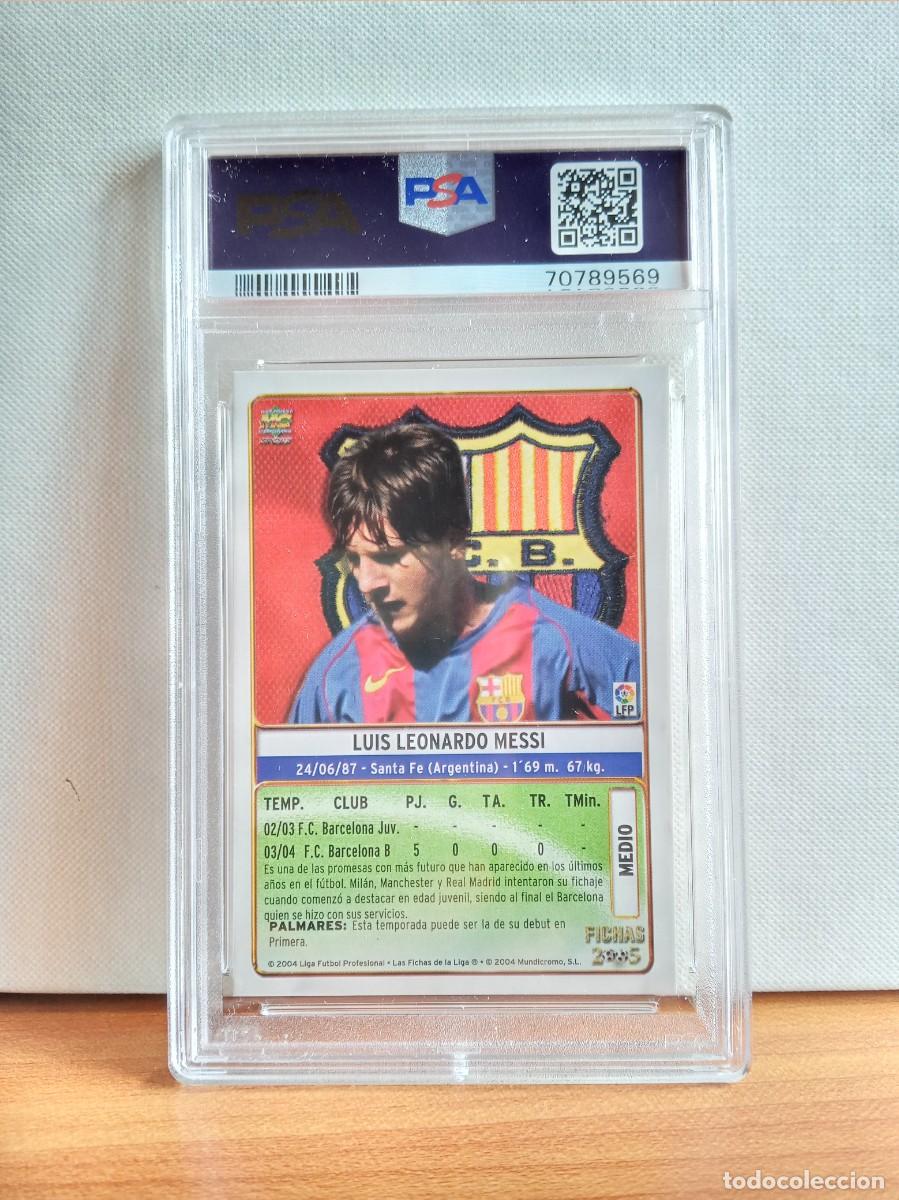 messi 617 rookie mundicromo 2004,certificado po - Compra venta en