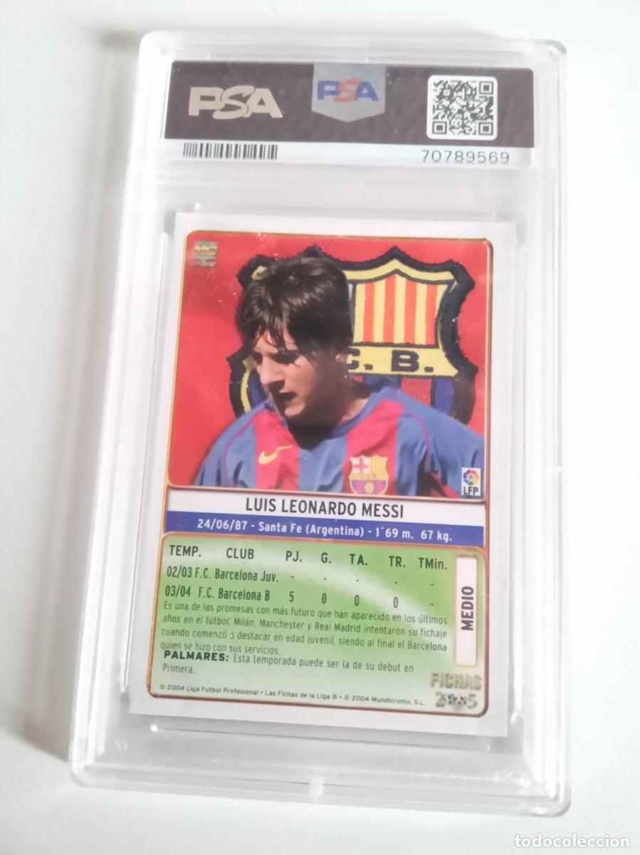 messi 617 rookie mundicromo 2004,certificado po - Compra venta en