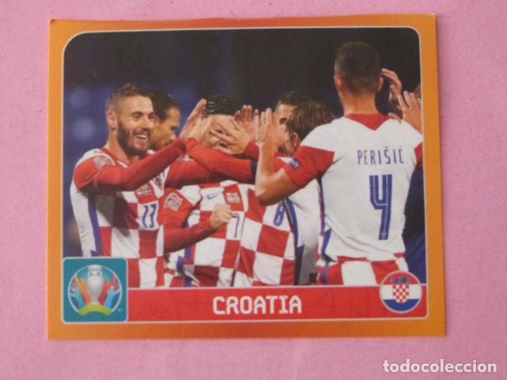 Cromos de f&uacute;tbol: CROMO DE FUTBOL SELECCION DE CROACIA SIN PEGAR N&ordm; 343 TOURNAMENT EUROCOPA EURO 2020 PANINI