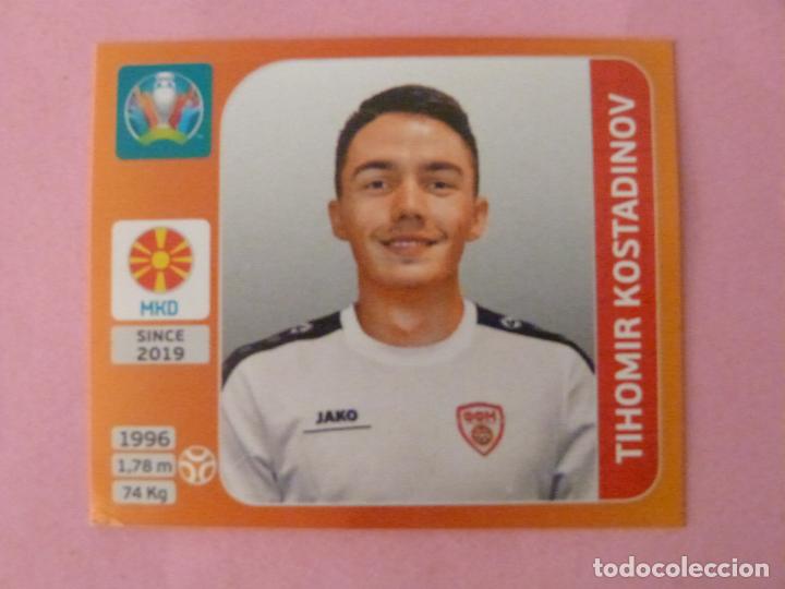 Cromos de Futebol: CROMO DE FUTBOL KOSTADINOV MACEDONIA DEL NORTE SIN PEGAR N&ordm; 302 TOURNAMENT EUROCOPA EURO 2020 PANINI