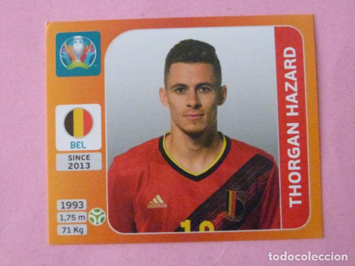 Cromos de f&uacute;tbol: CROMO DE FUTBOL THORGAN HAZARD DE BELGICA SIN PEGAR N&ordm; 141 TOURNAMENT EUROCOPA EURO 2020 PANINI
