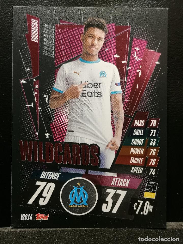 Cromos de f&uacute;tbol: WC14 KAMARA MARSELLA WILDCARDS MATCH ATTAX CHAMPIONS 2020 2021 20 21