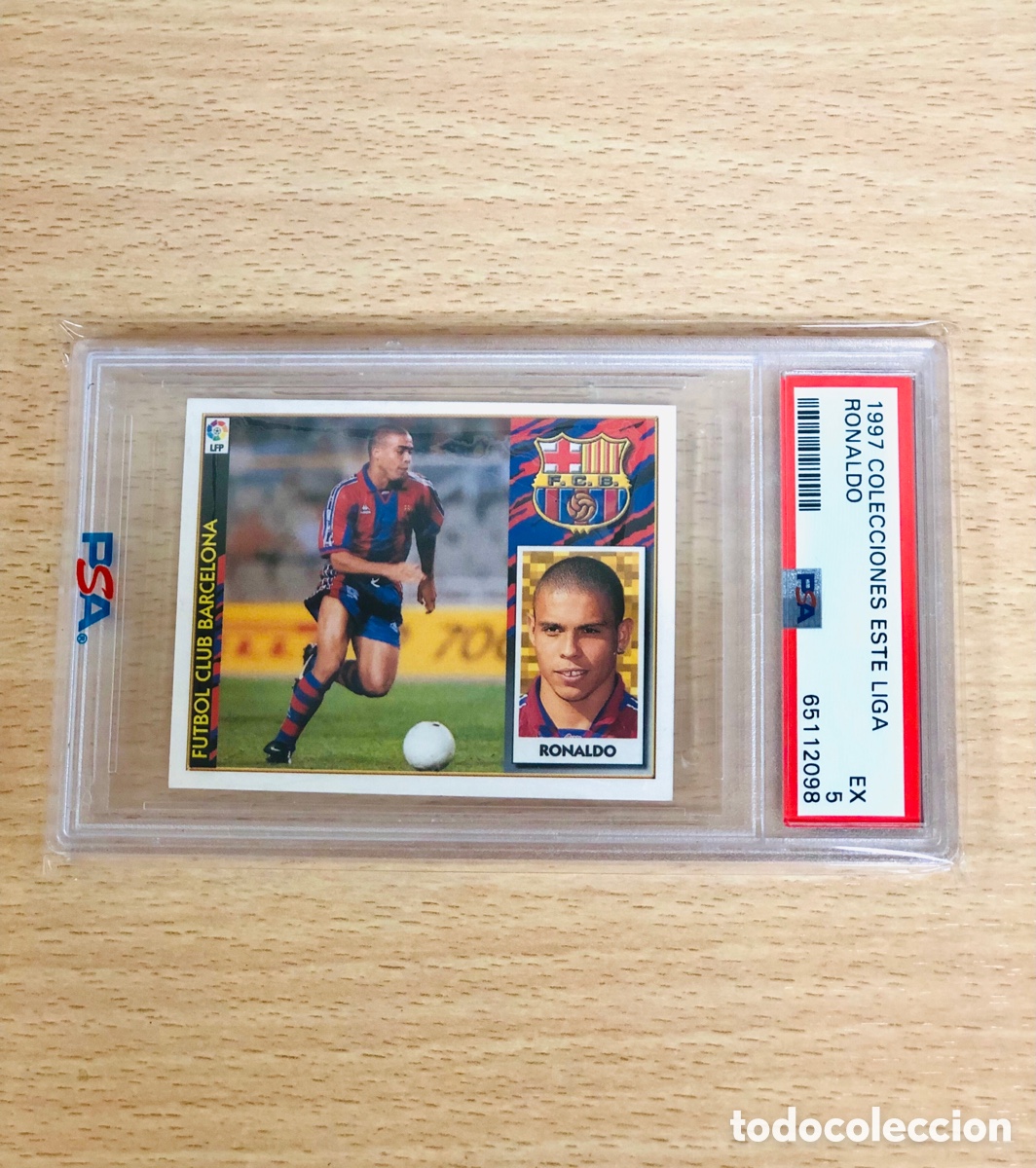 Cromos de f&uacute;tbol: PSA 5 Ronaldo Barcelona Ediciones Este 1996 - Foto 1
