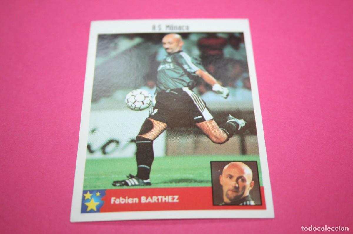 Fu&szlig;ball-Sticker: CROMO F&Uacute;TBOL LOS MEJORES EQUIPOS DE EUROPA 97-98 SIN PEGAR MONACO BARTHEZ N&ordm;169