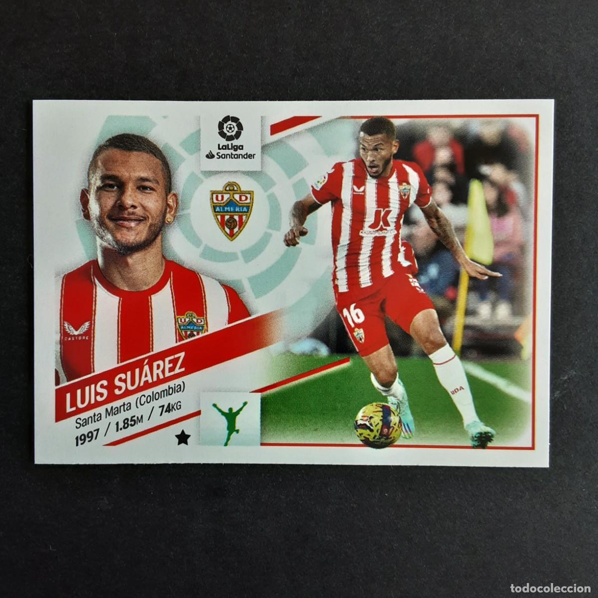 Cromos de f&uacute;tbol: MERCADO DE INVIERNO + ACTUALIZACION EDICIONES ESTE 2022 2023 22 23 N&ordm;2 LUIS SUAREZ-ALMERIA