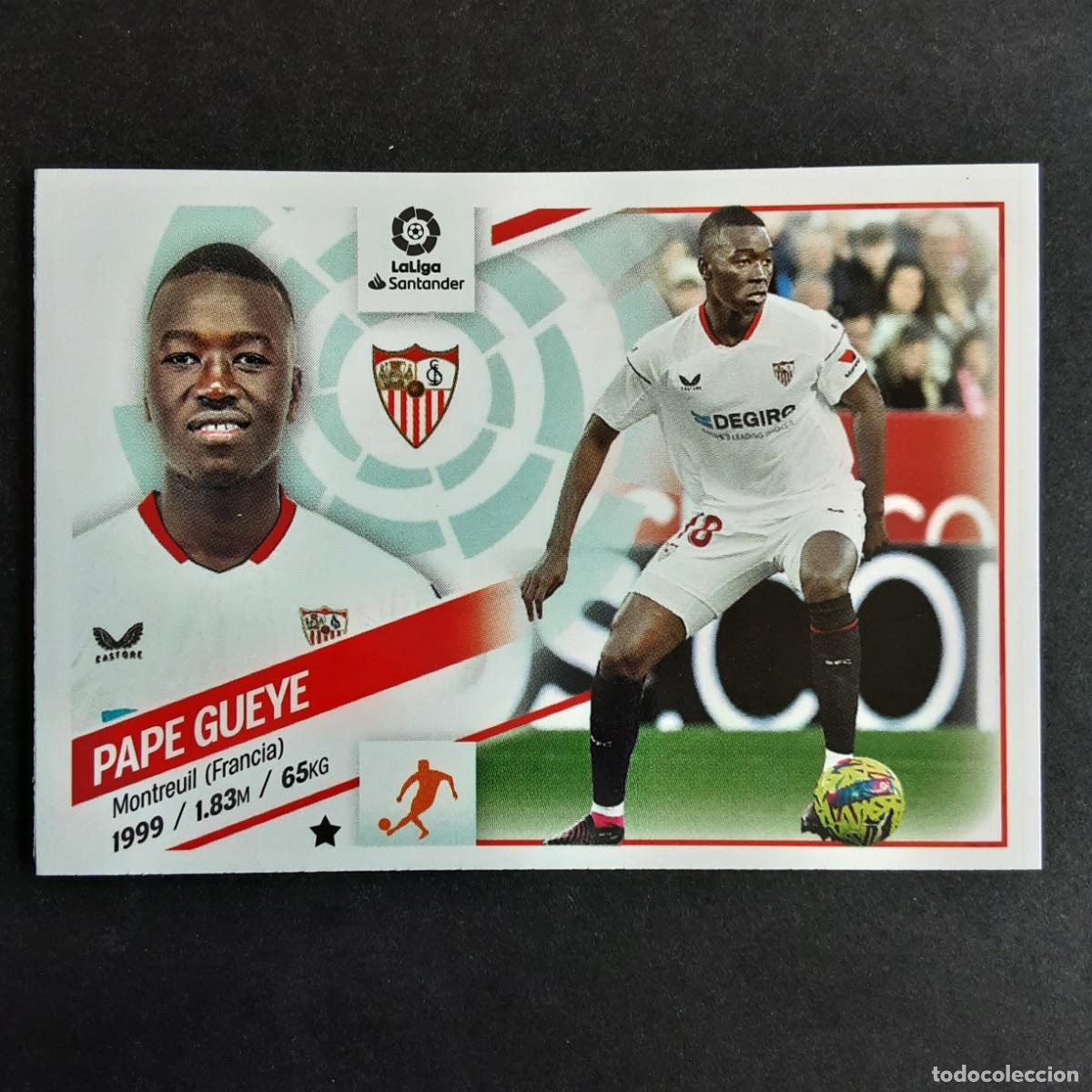 Cromos de f&uacute;tbol: MERCADO DE INVIERNO + ACTUALIZACION EDICIONES ESTE 2022 2023 22 23 N&ordm;31 PAPE GUEYE-SEVILLA
