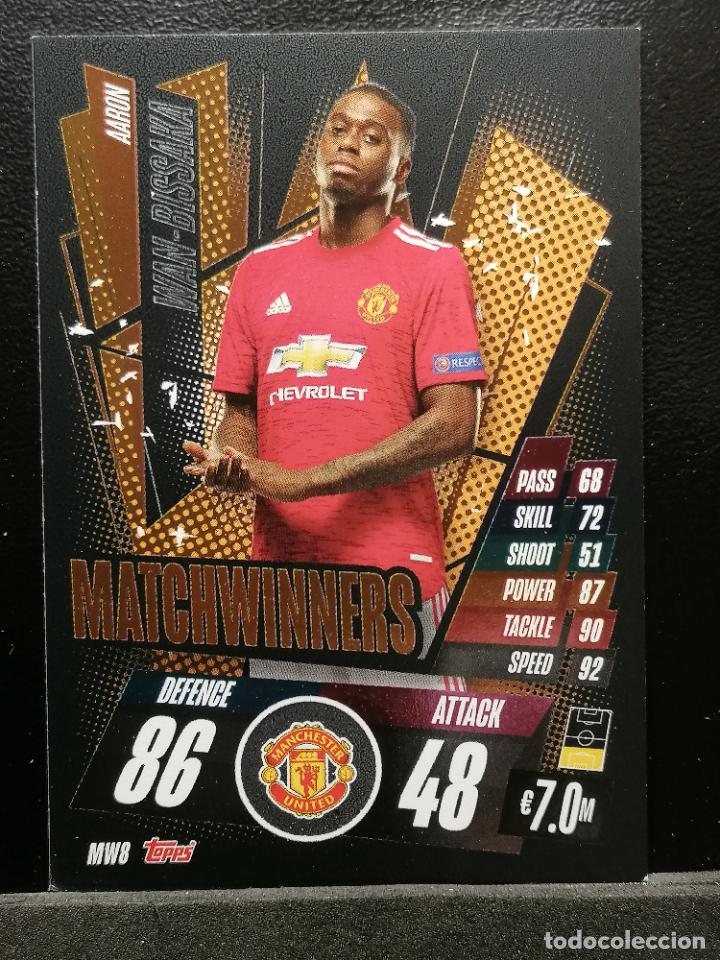 Cromos de f&uacute;tbol: MW8 BISSAKA MANCHESTER MATCHWINNERS MATCH ATTAX CHAMPIONS 2020 2021 20 21
