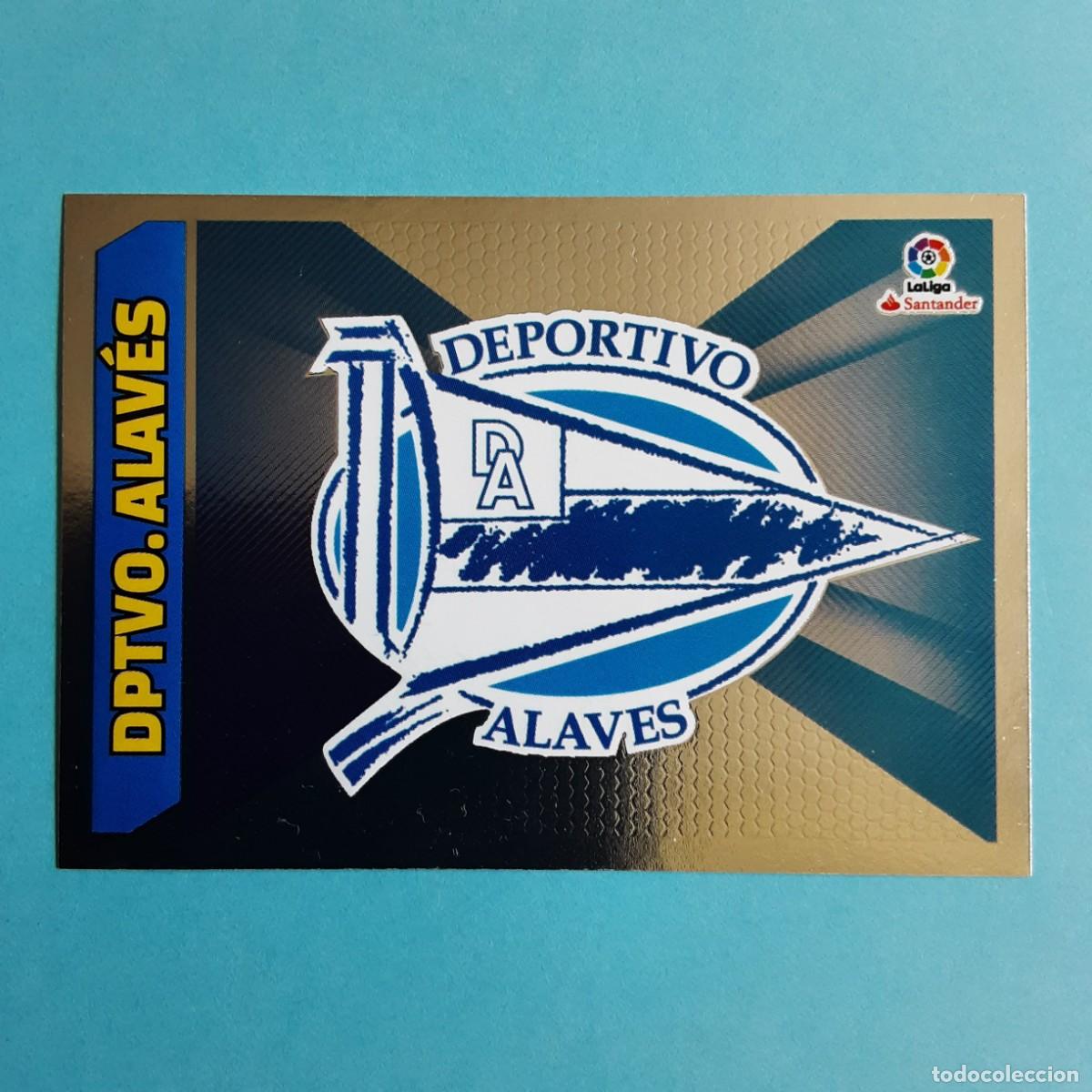 Cromos de Futebol: CROMO LIGA 2017 2018 17 18 COLECCIONES ESTE PANINI N&ordm;1 ESCUDO-ALAVES NUNCA PEGADO