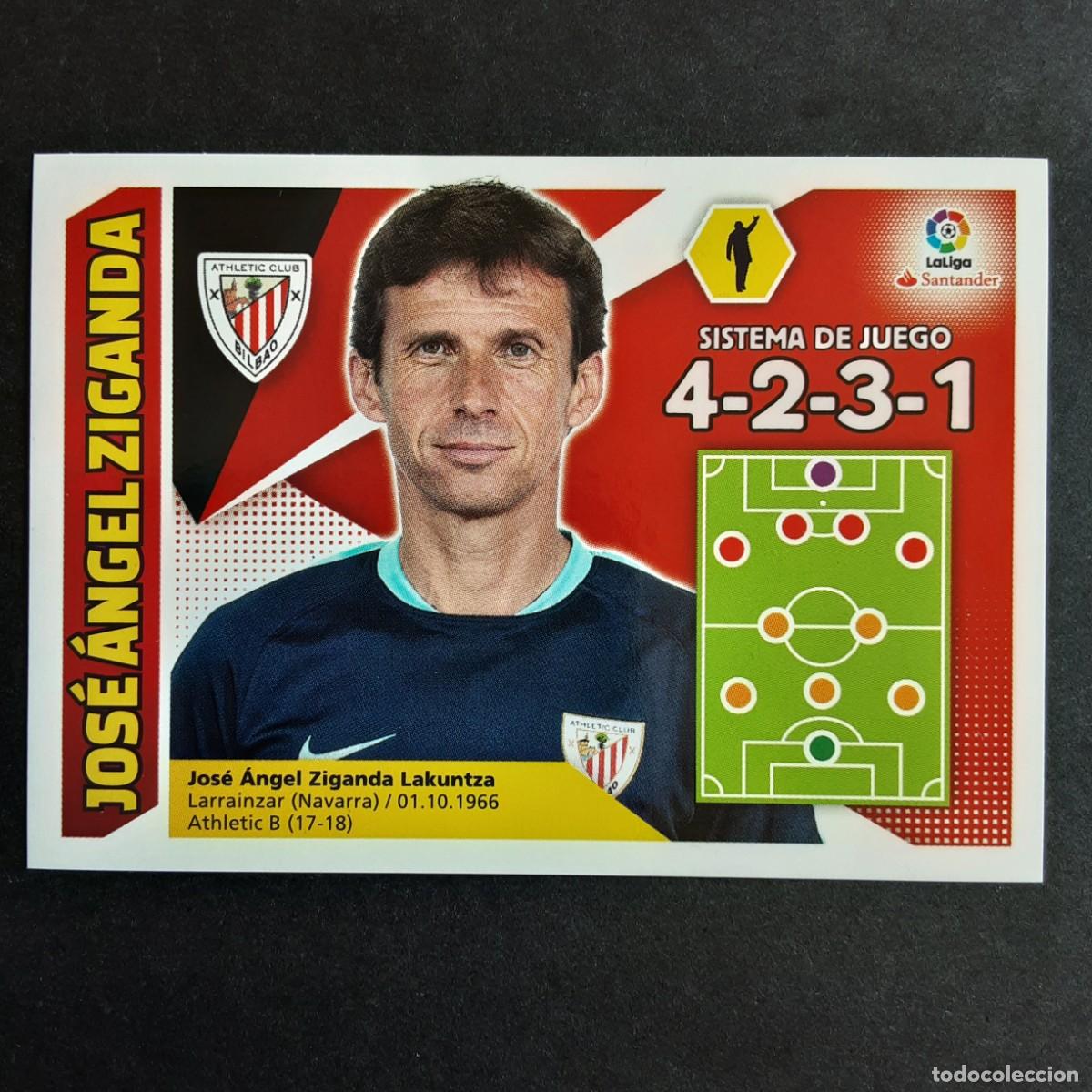 Cromos de Futebol: CROMO LIGA 2017 2018 17 18 COLECCIONES ESTE PANINI N&ordm;4 ENTRENADOR ZIGANDA-ATH.BILBAO NUNCA PEGADO